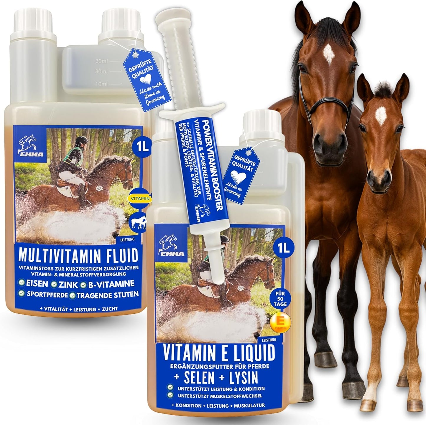 Power fürs Pferd, SPARSET,  Multivitamin plus Zink, Vitamin E + Vitamin Power BOOSTER