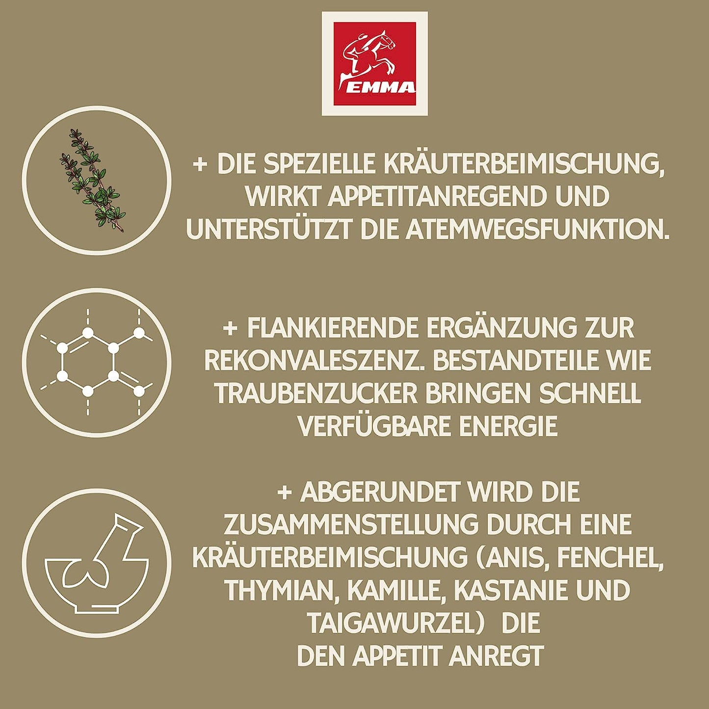 EMMA Breath Elixir  Hustensaft Pferd Bronchialkräuter Thymian Kamille Fenchel Pferd I Elixir Atemwegskräuter Pferd I bei Husten Pferd freie Atemwege I Bronchial Liquid I Atemkräuter I Hustenkräuter Pferd Husten 1L2.jpg