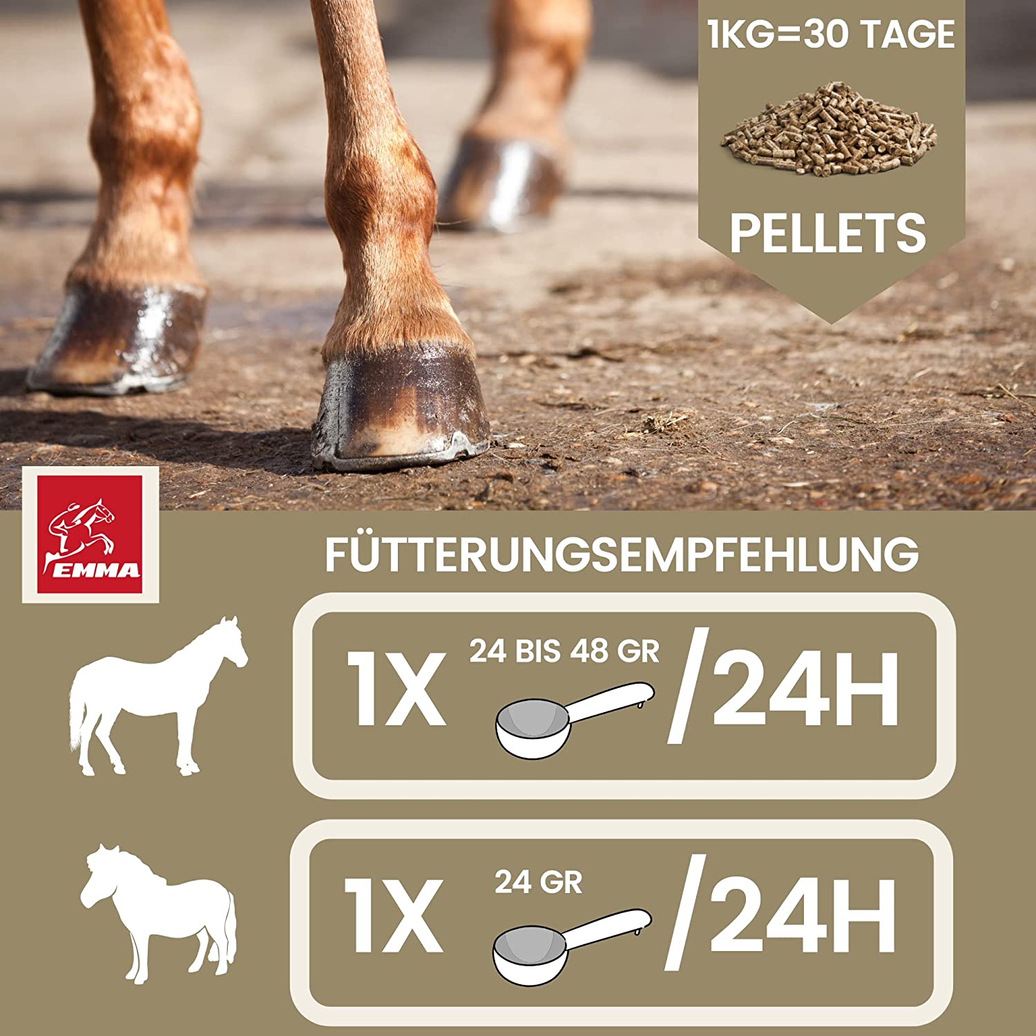 EMMA Zink 2 Pferd  Biotin Pferd - Biotin und Zink für Pferde  gesunde Hufe, Haut  Haare bei Ekzem Mauke  hochdosiert  Top Biotin Pellets  einfach ins Pferdefutter  Mineralfutter Pferde & Pony.png