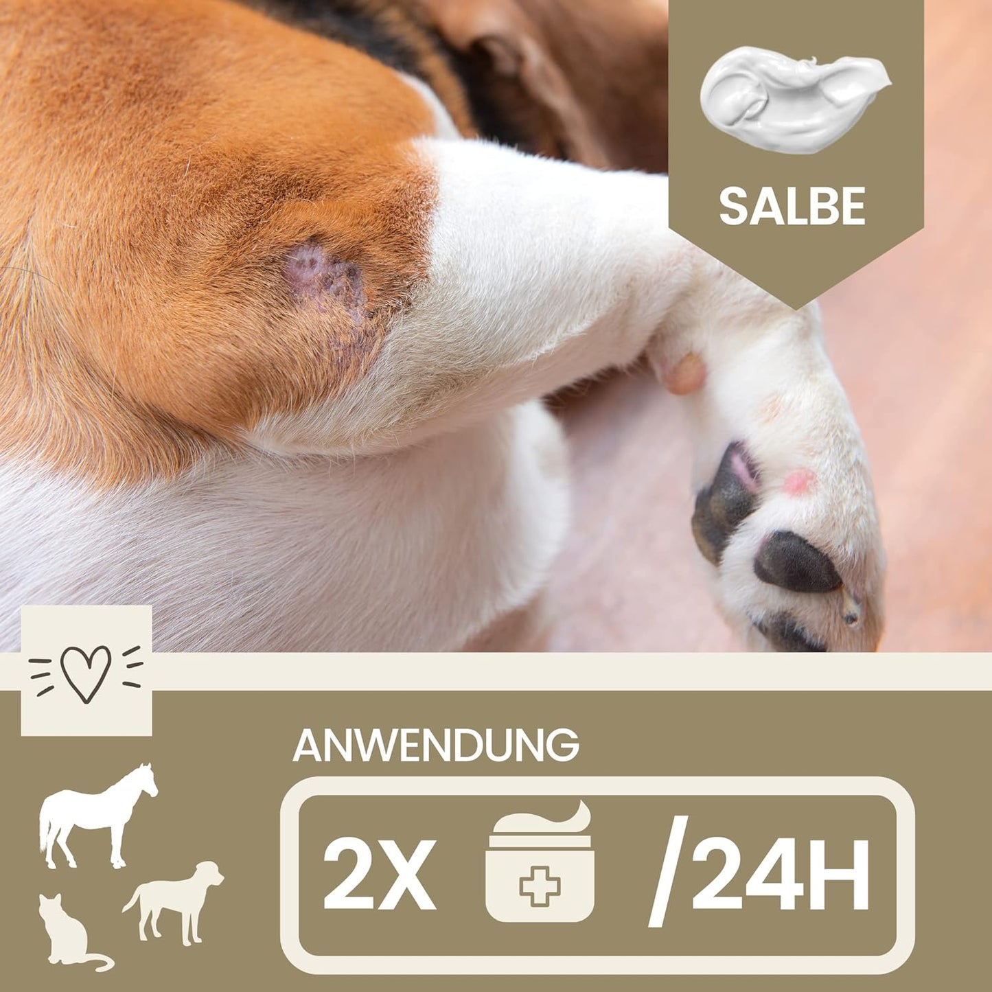 Zinksalbe für Tiere Set