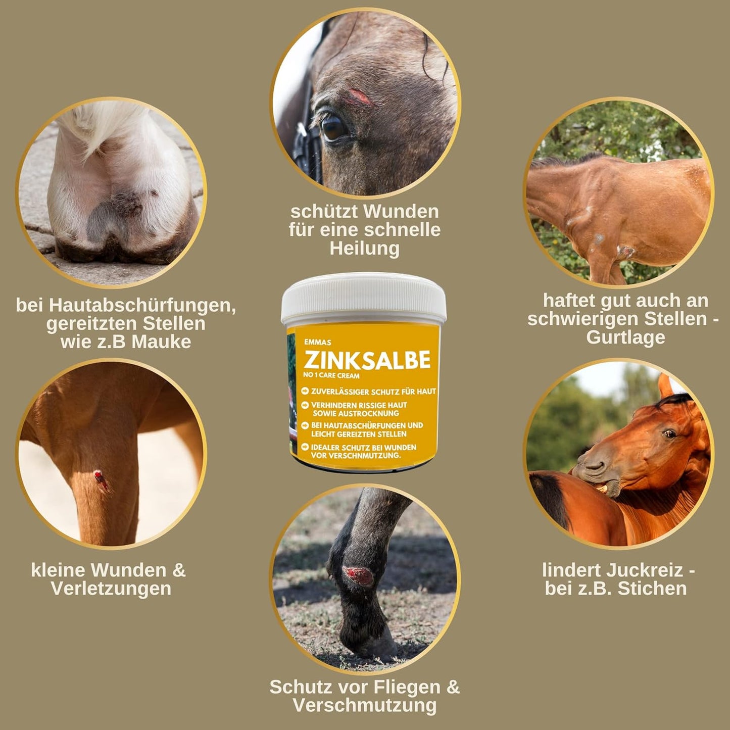 Zinksalbe für Tiere Set