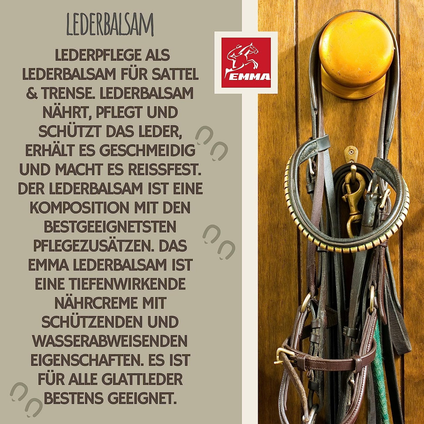 Emma Beeswax leatheroil  Lederpflege Lederöl mit Bienenwachs  Leder Balsam 0,5  Reiniger Leder Lederreiniger Set I Lederfett für Sattel Pferde Trense Auto Schuhe Möbel Ledercouch Jacke Sofa Handtaschen LederpflegeSet .jpg