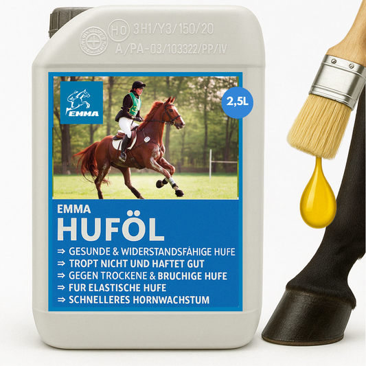 Huföl für Pferde, Kanister 2,5 Liter, Hufpflege für Hornwachstum