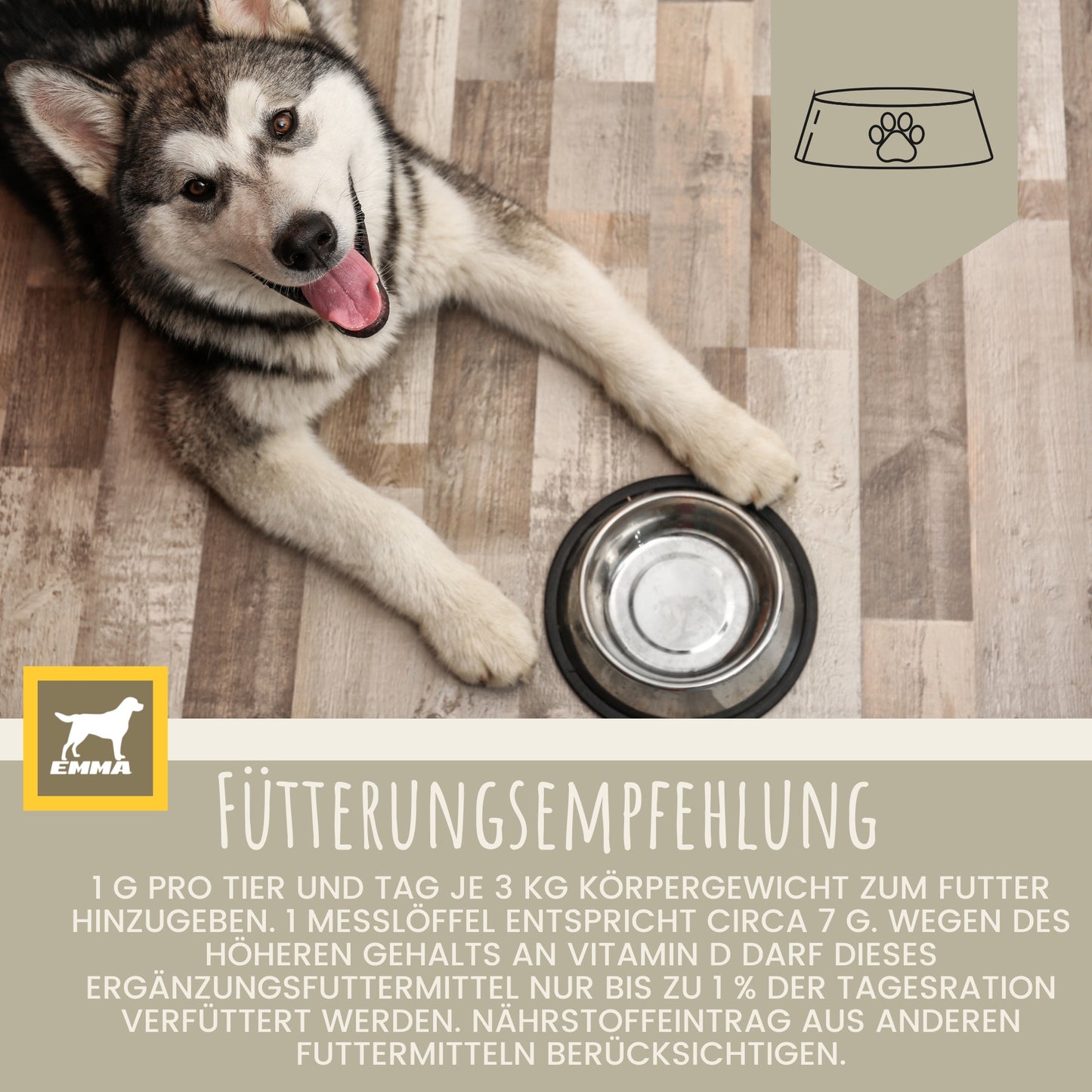 MSM Glucosamin Gelenkpulver Hund 150GR