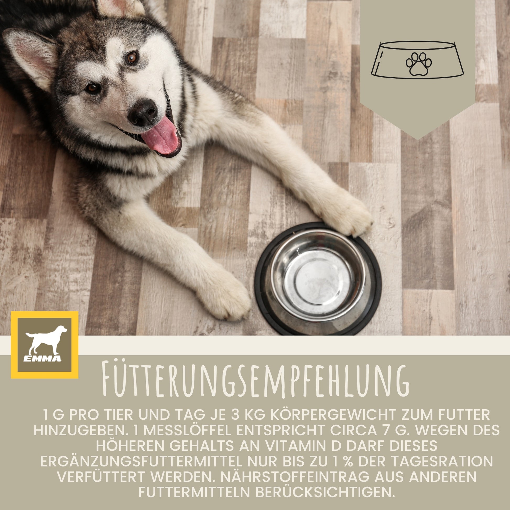 MSM Glucosamin Gelenkpulver Hund 150GR