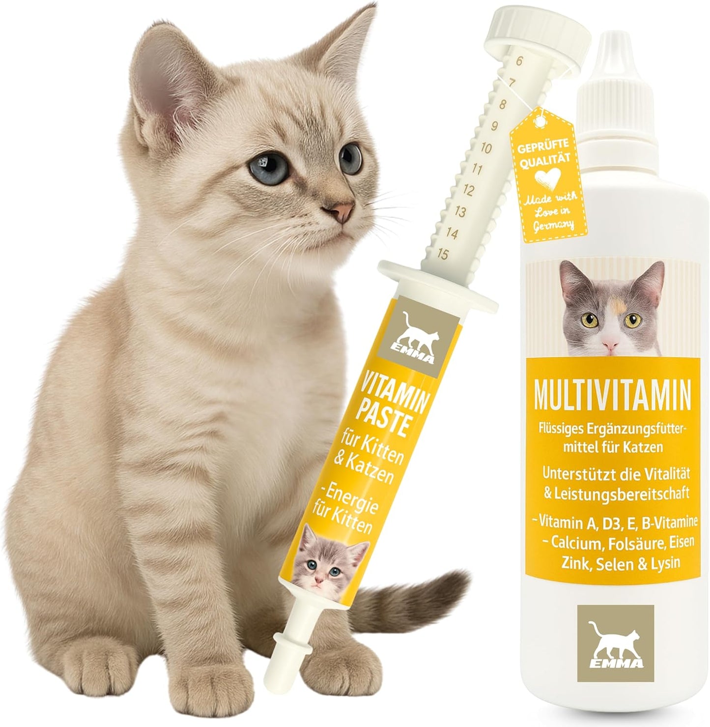Multi Vitamine für Katzen & Vitaminpaste