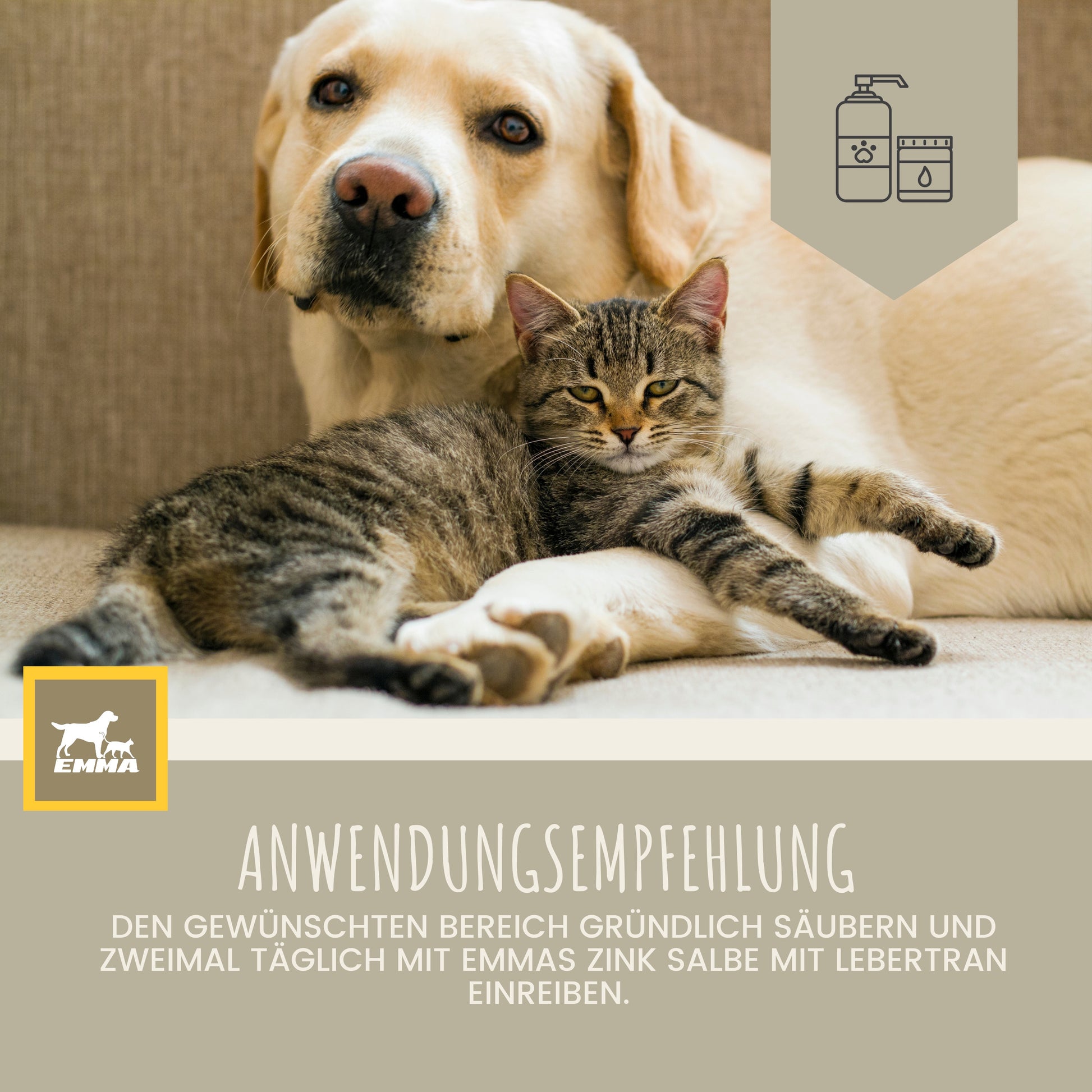 lebertran zinksalbe wundsalbe hund katze 500ml