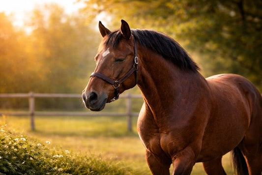 Magnesium für nervöse Pferde - Natürliche Beruhigung & Nervenstärkung