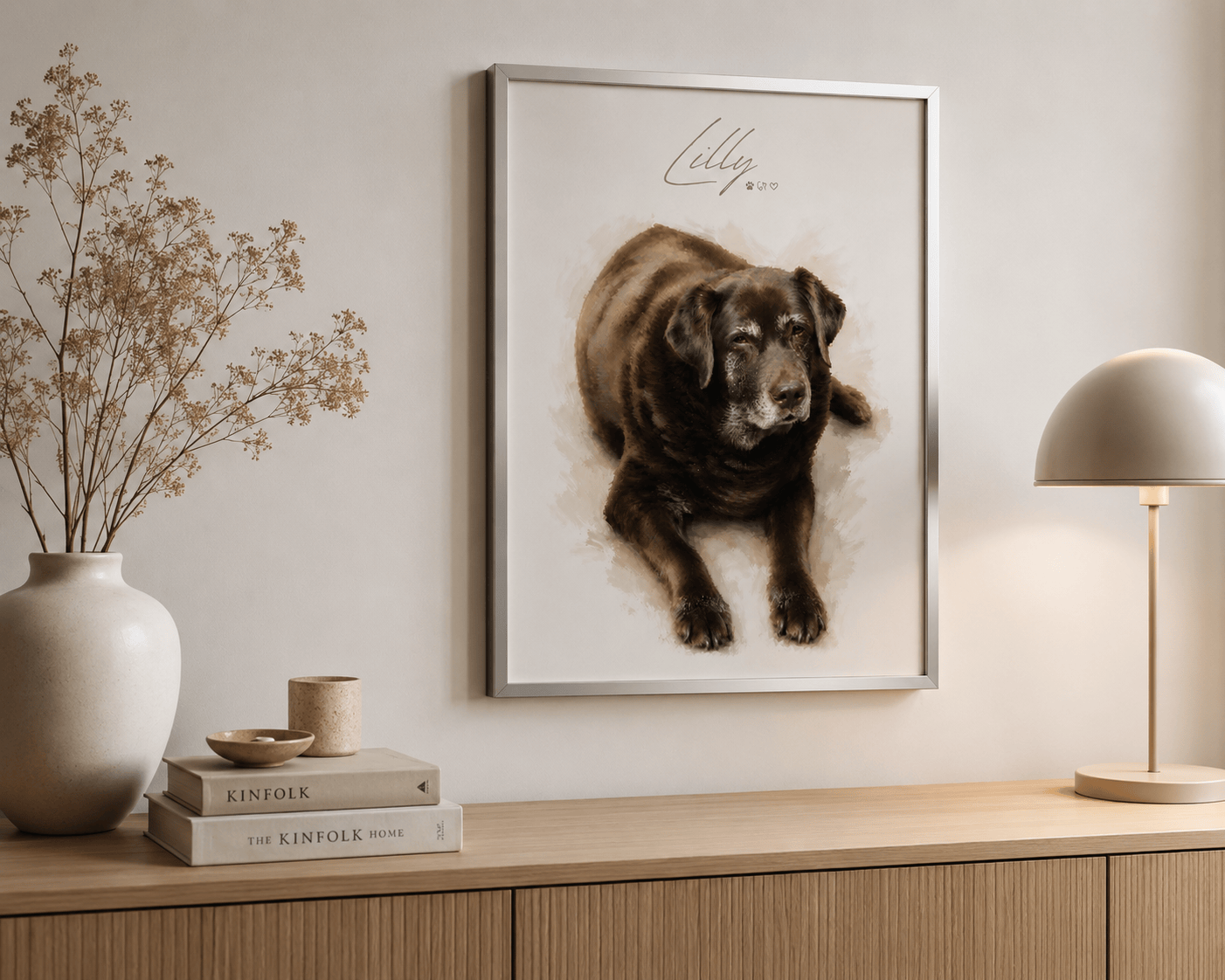 Personalisiertes Haustierportrait – Dein Lieblingsmoment als stilvolles Art Poster