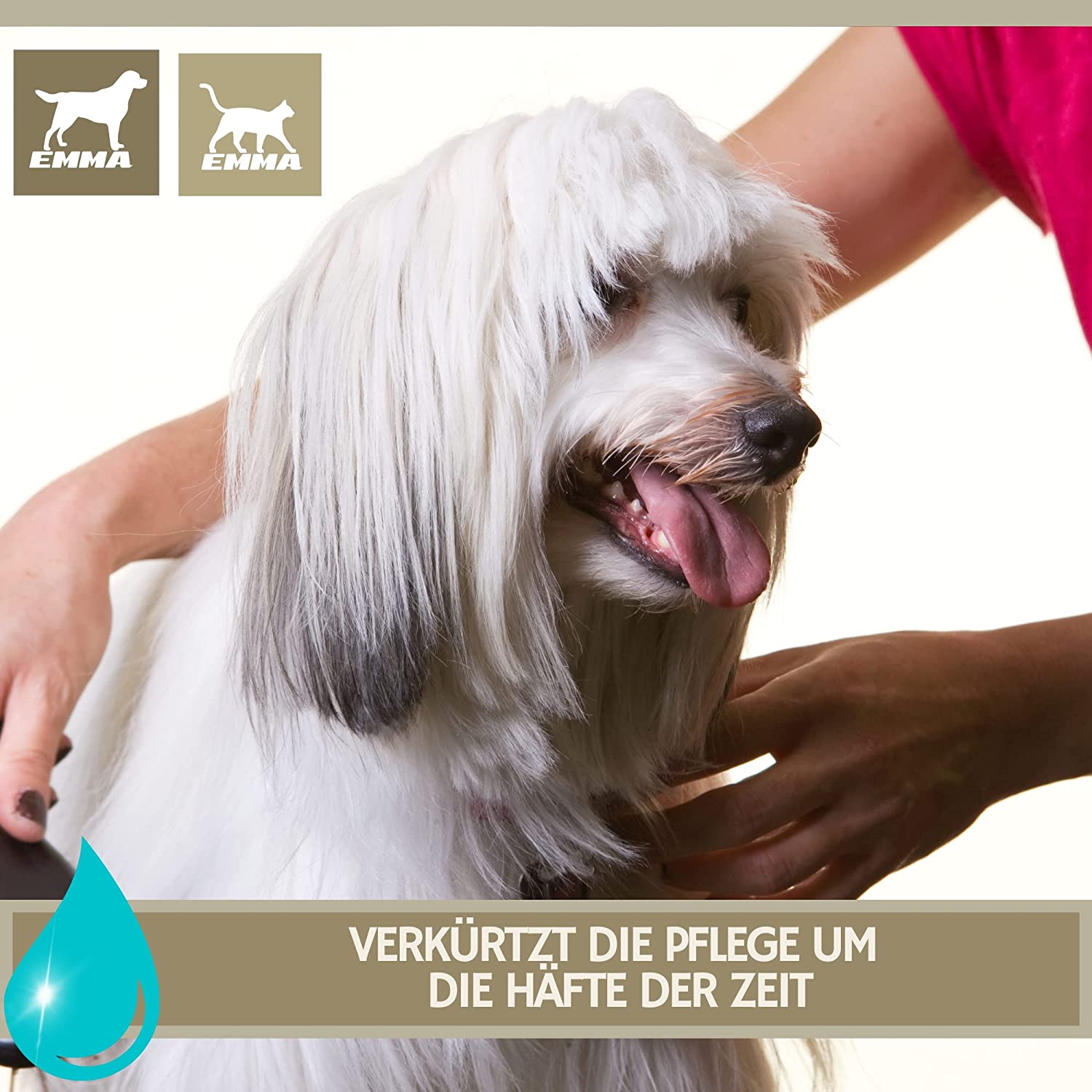 EMMA Pferde Leckerlies Hufbalsam Mähnenspray für Pferde EMMA Set 66 Leckerli Pferd Banane - Glitzerspray für Pferde - Pferdezubehör - Huffett Hufpflege Pferdepflege für Pferde Set 3tlg für Fell Mähne Schweif Hufe .jpg