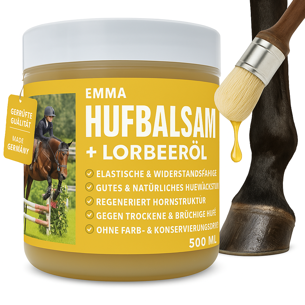 Huffett mit Lorbeeröl für gesunde Hufe 500ml