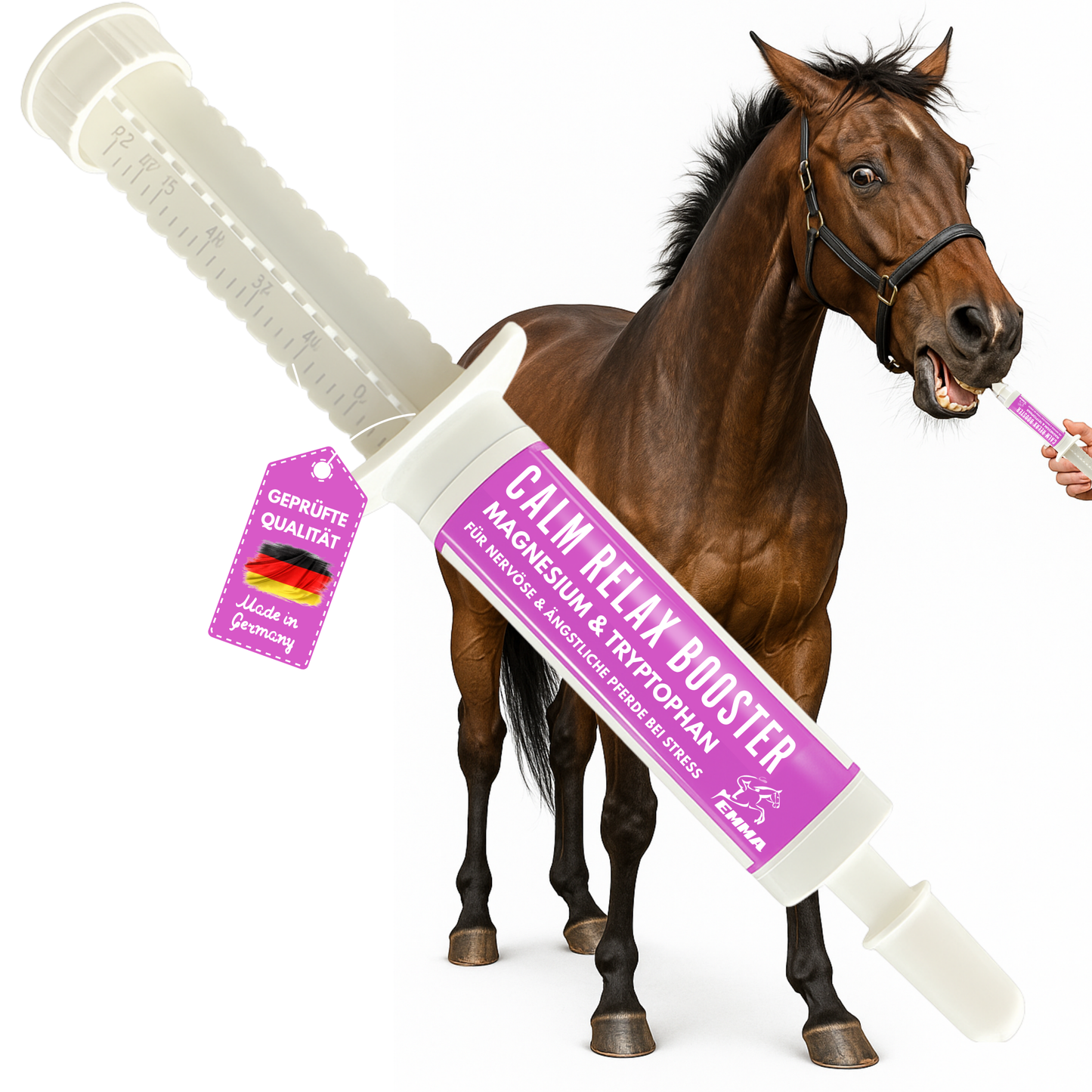 Magnesium für Pferde, 1St. Booster, Ergänzungsfutter für die Nerven