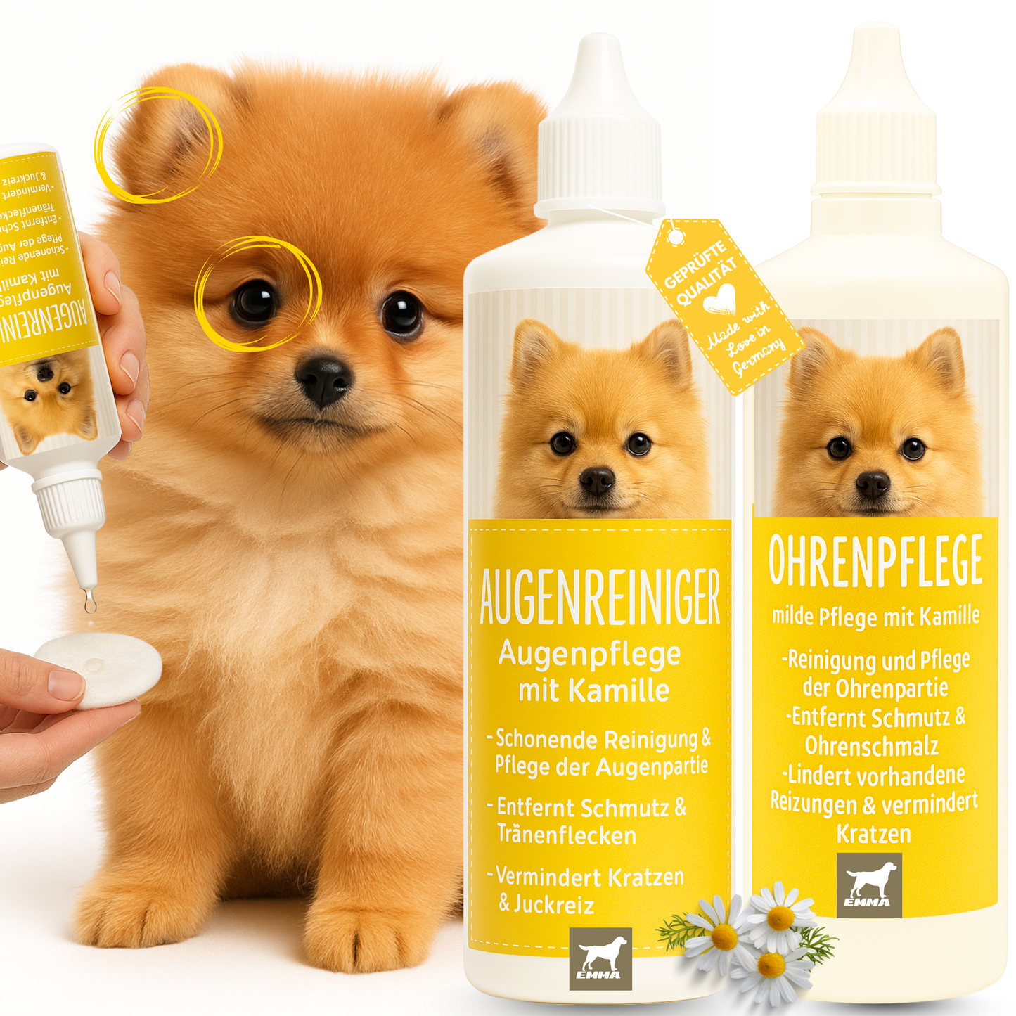 Ohrenreiniger & Augenreiniger für Hunde 2 * 100ml