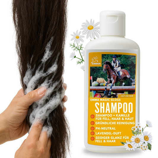Pferdeshampoo Fellpflege Shampoo für Pferde,Hunde mit Kamille 500ml