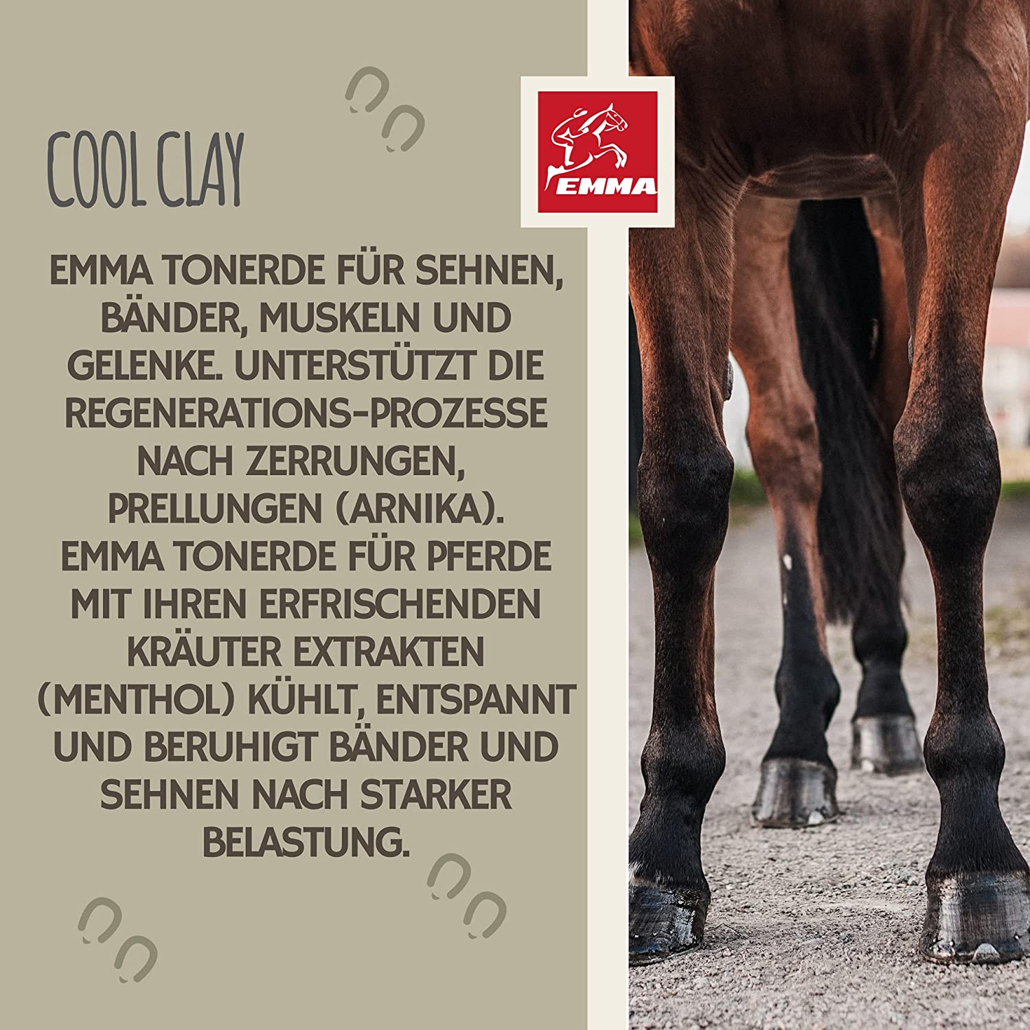 EMMA essigsaure Tonerde ⇒ Tonerde Pferd I Pferdebalsam kühlend 3*1,5Kg