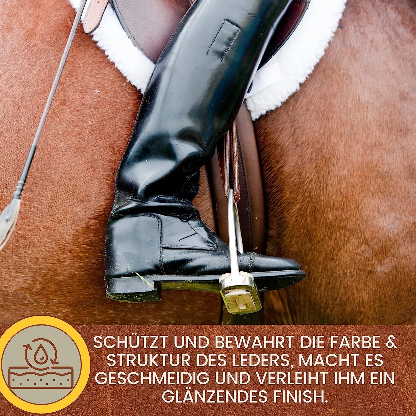 Emma Beeswax leatheroil   Lederpflege Lederöl mit Bienenwachs + Leder Balsam 0,5 0,2ml EMMA Reiniger Leder Lederreiniger Set I Lederfett für Sattel Pferde Trense Auto Schuhe Möbel Ledercouch Jacke Sofa Handtaschen Lederpflege Set.jpg