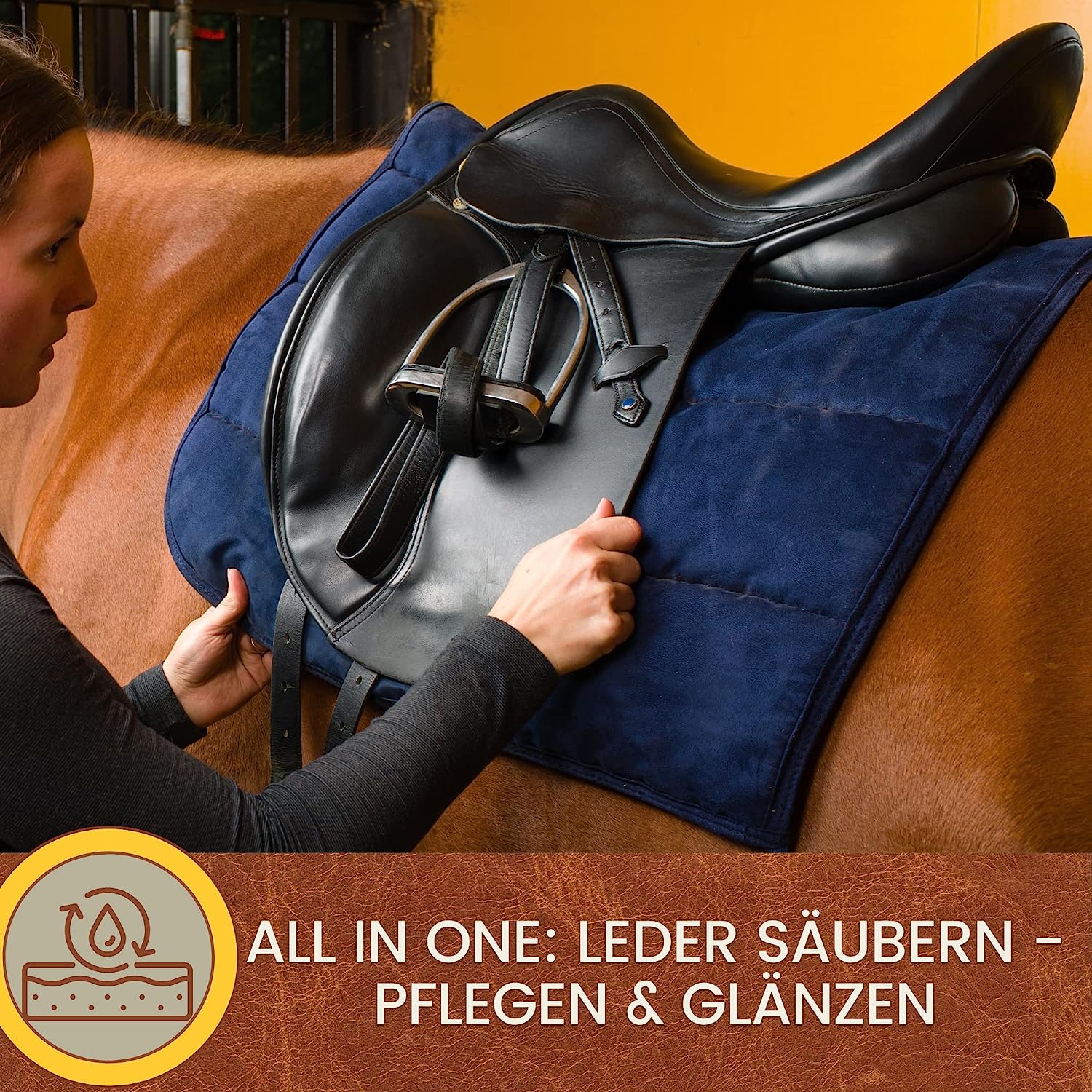 Emma Beeswax leatheroil   Lederpflege Lederöl mit Bienenwachs + Leder Balsam 0,5 0,2ml EMMA Reiniger Leder Lederreiniger Set I Lederfett für Sattel Pferde Trense Auto Schuhe Möbel Ledercouch Jacke Sofa Handtaschen Lederpflege Set.jpg