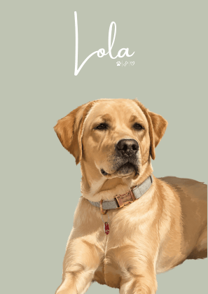 Personalisiertes Haustierportrait – Dein Lieblingsmoment als stilvolles Art Poster