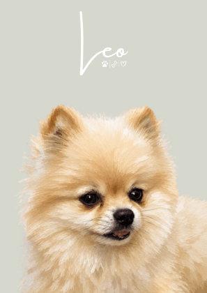 Personalisiertes Haustierportrait – Dein Lieblingsmoment als stilvolles Art Poster