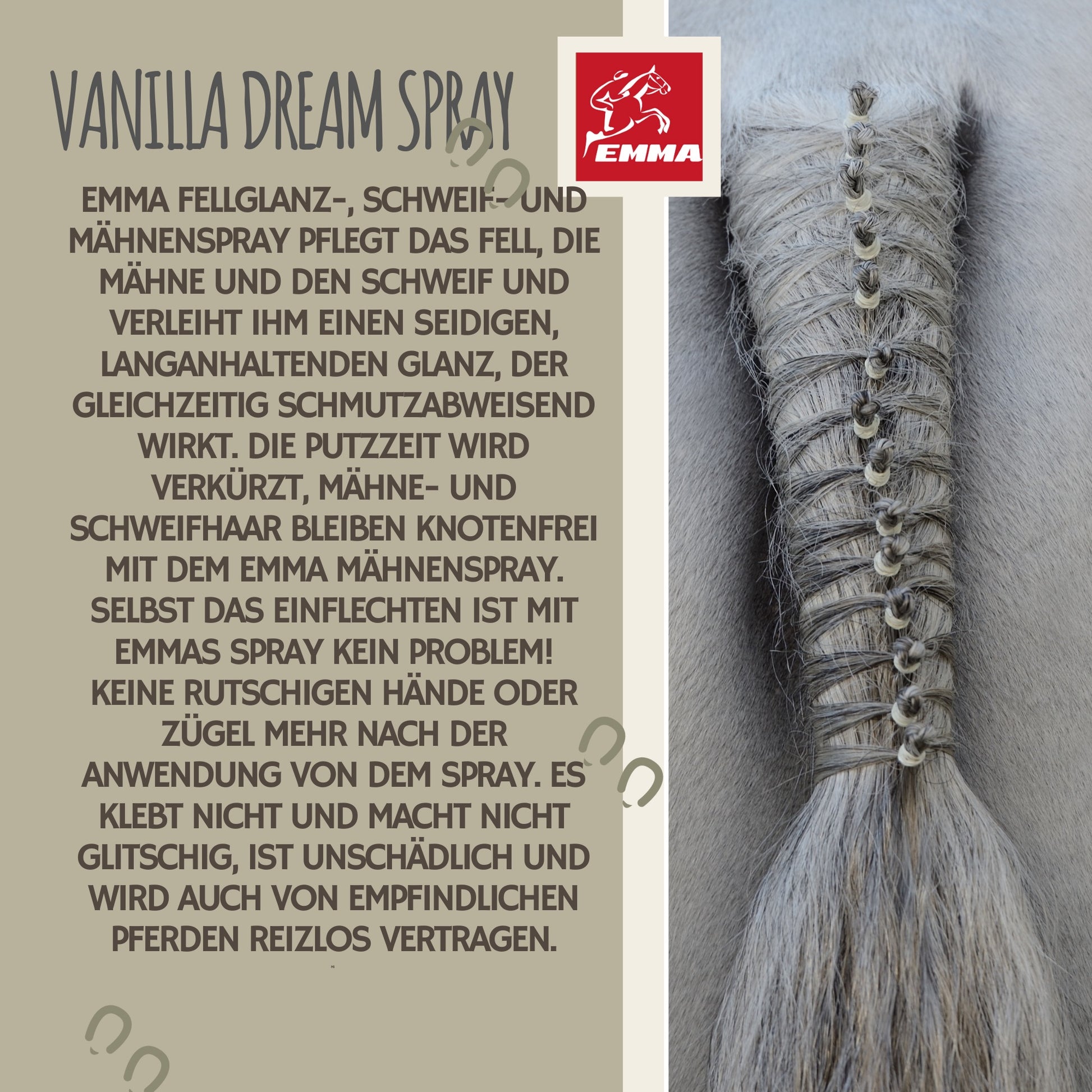 Mähnenspray Glanzspray Schweifspray Pferde 500ml