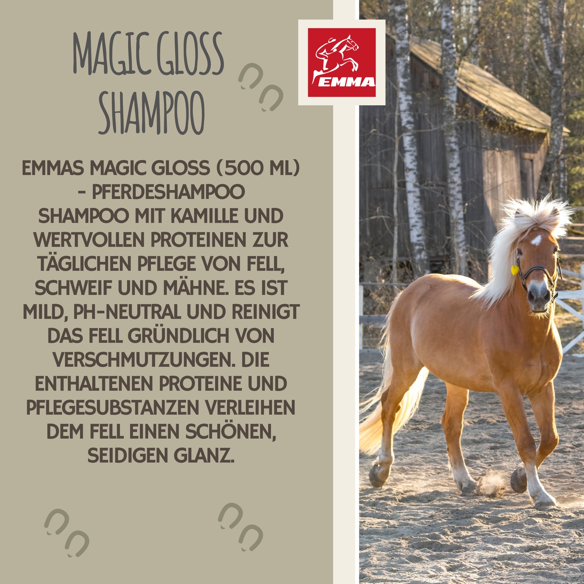 Pferdeshampoo Hundeshampoo sensitiv ph-neutral 500ml