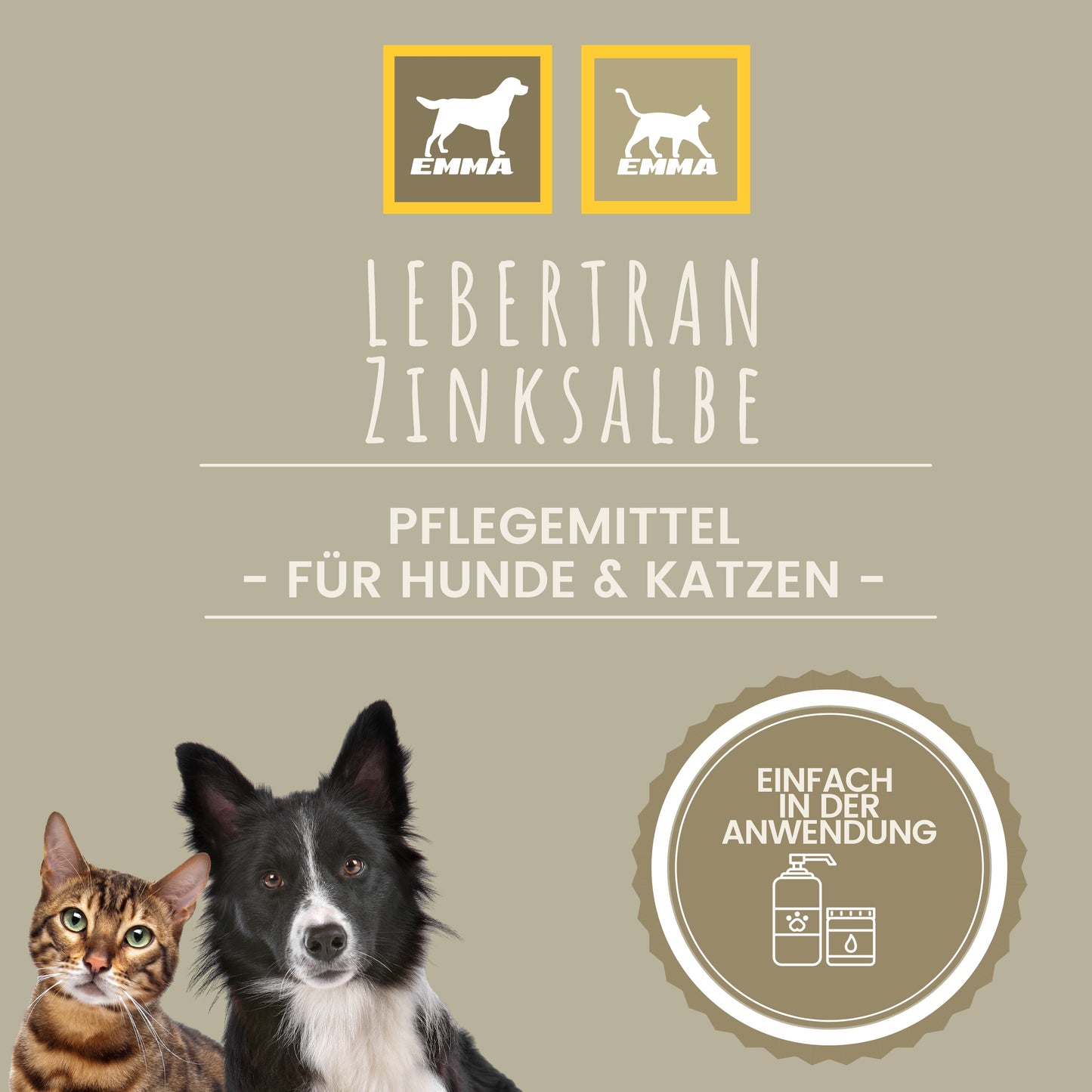 lebertran zinksalbe wundsalbe hund katze 500ml