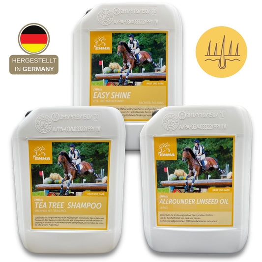 leinöl mähnenspray pferdeshampoo teebaumöl-shampoo.