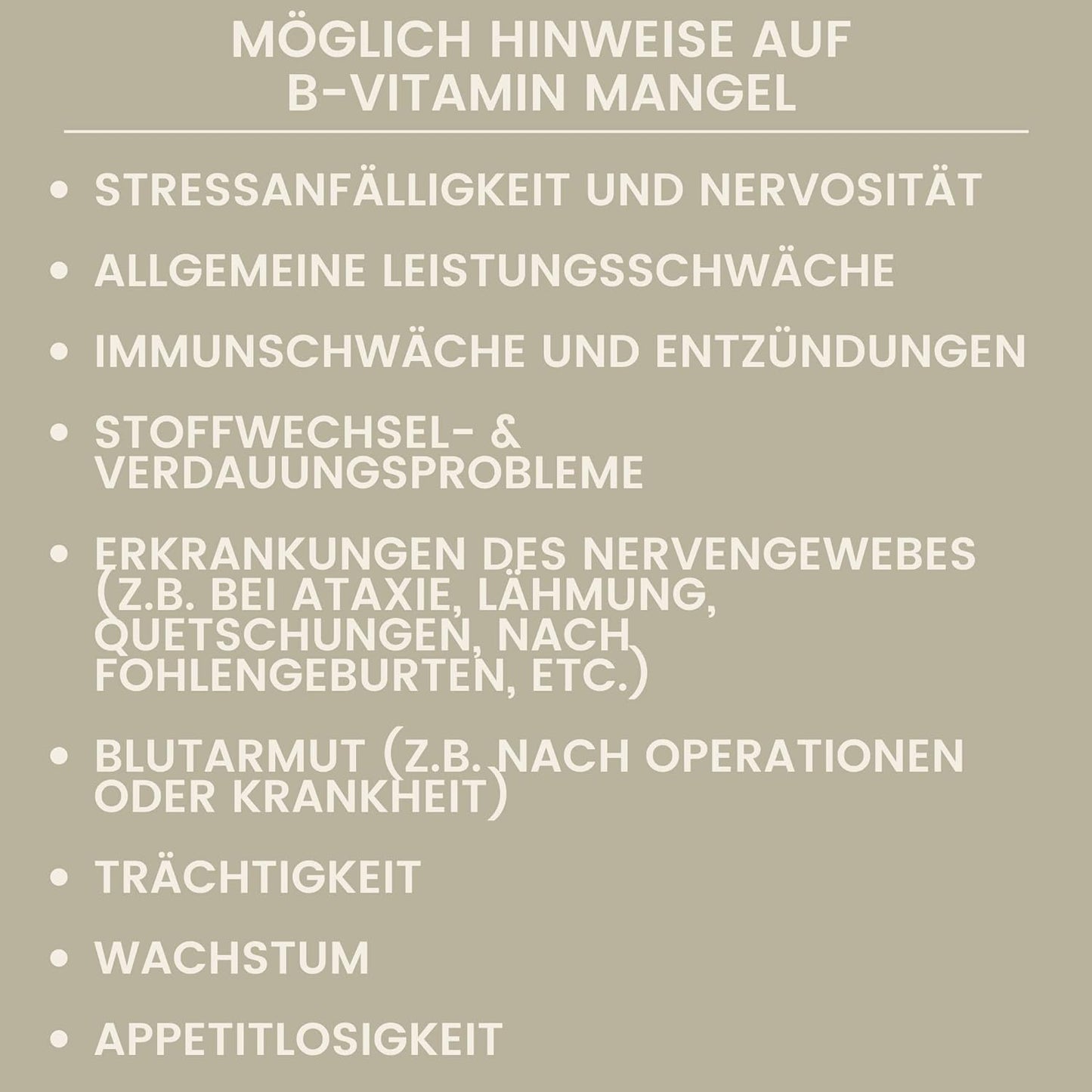 vitamin-b-komplex mineralfutter pferde